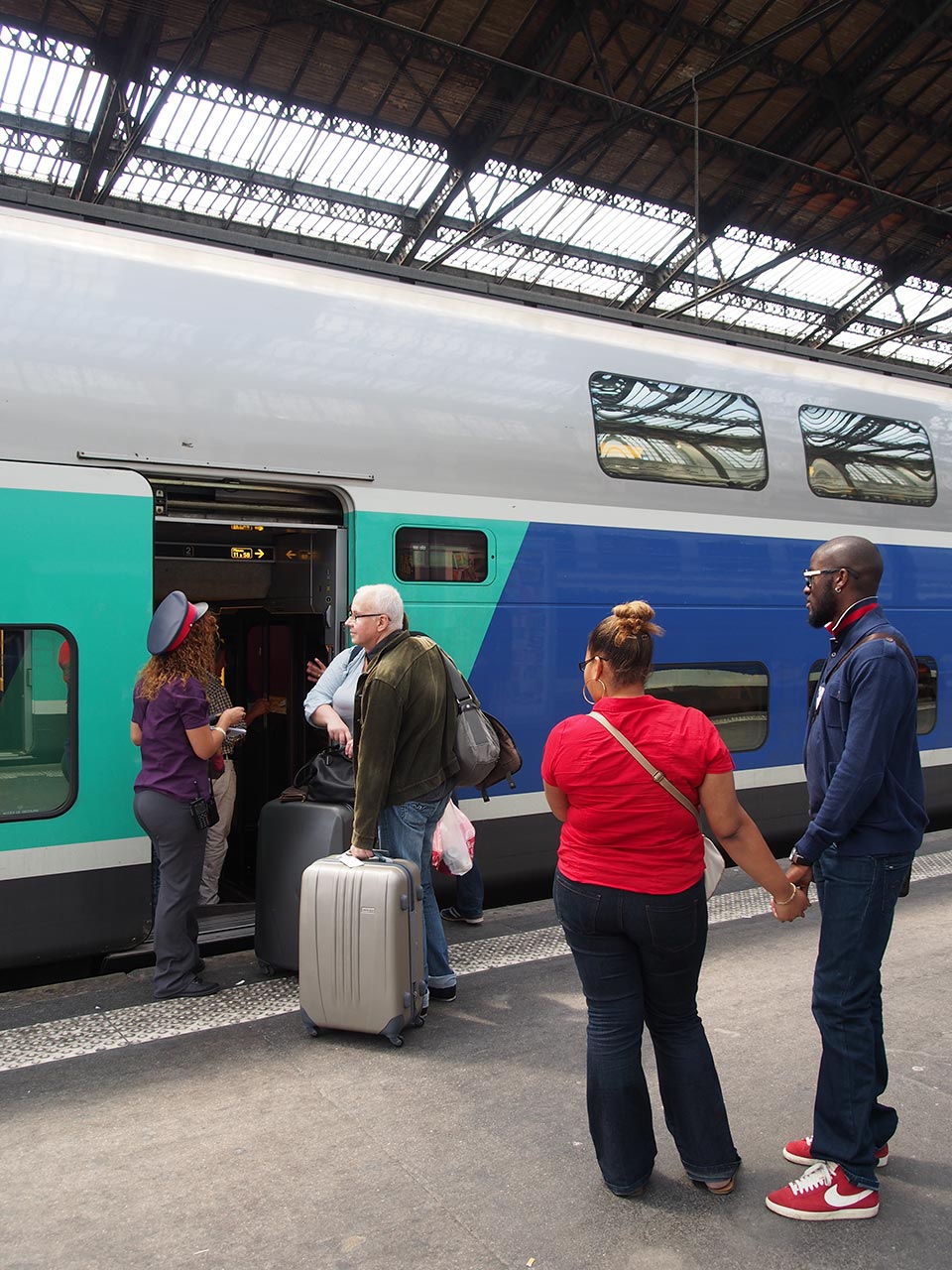 Vertrek TGV, Gare de Lyon, 2012 | Foto: Arjan den Boer