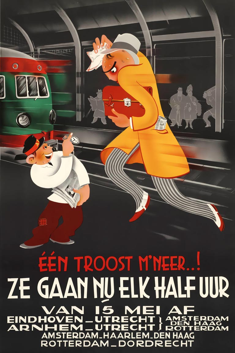 Dutch Railway Posters Of The 1930s Retours