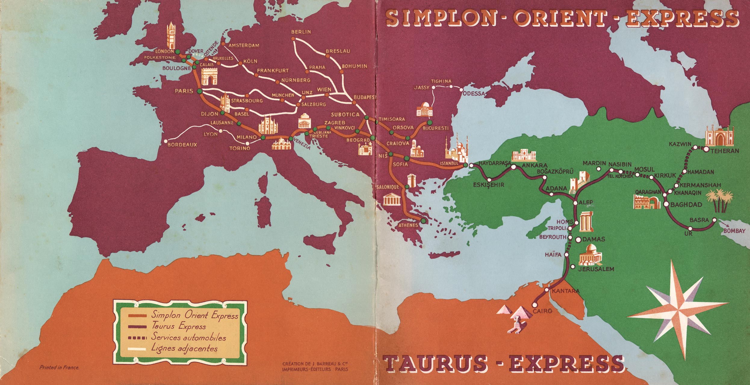 The Taurus Express to Iraq and Egypt: Three Continent Train