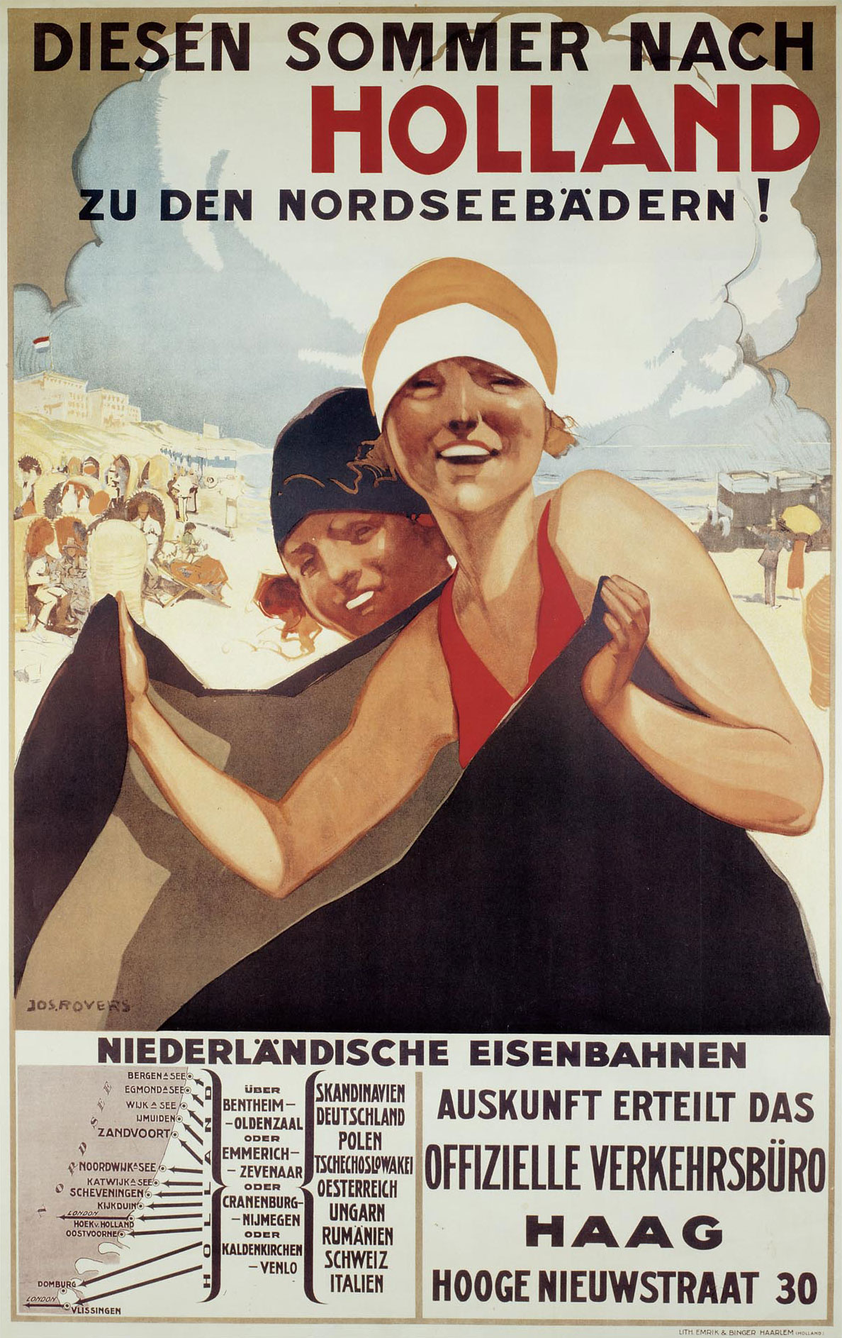 tourism Holland for posters retours Railway |
