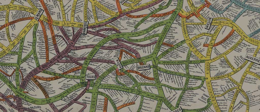 Carte commerciale des chemins de fer, 1878 | E. Gourdoux (Bibliothèque nationale de France)